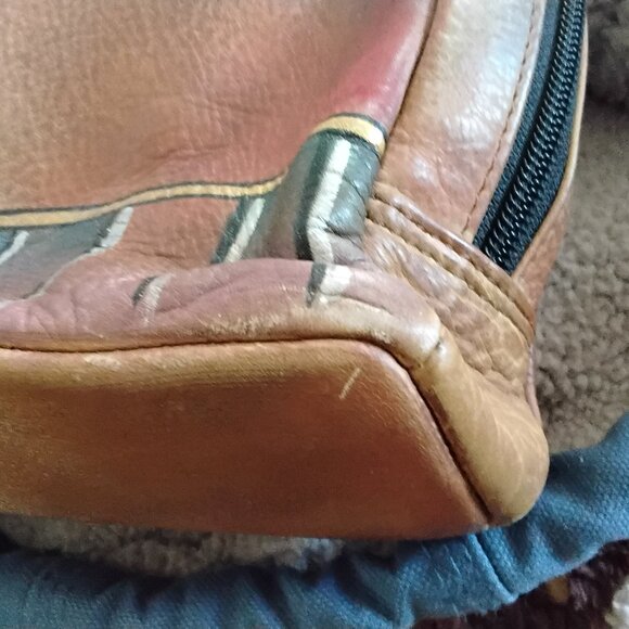 Anuschka leather multicolored purse pre owned - Picture 4 of 12